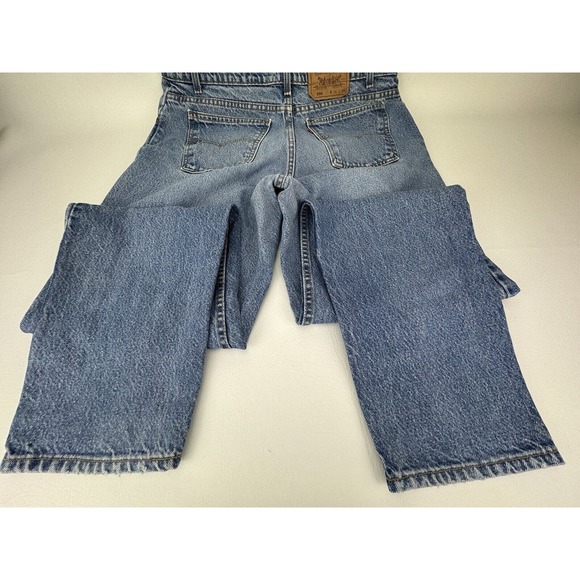 Levi’s Men’s 36x34 Orange Tab 550 Light Wash Denim Blue Jeans 100% Cotton - Picture 8 of 9